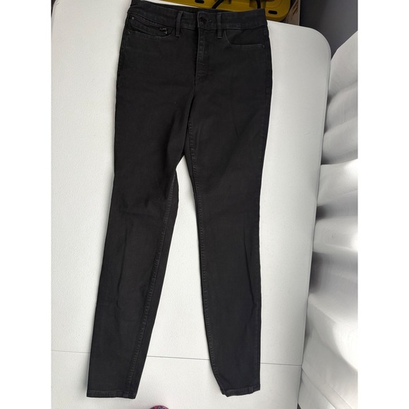 Athleta Flex Ultra Skinny Black Jeans Womens Size 6 High Rise Denim Pants - Picture 2 of 7